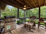 The River House: Entry Level Deck Grill